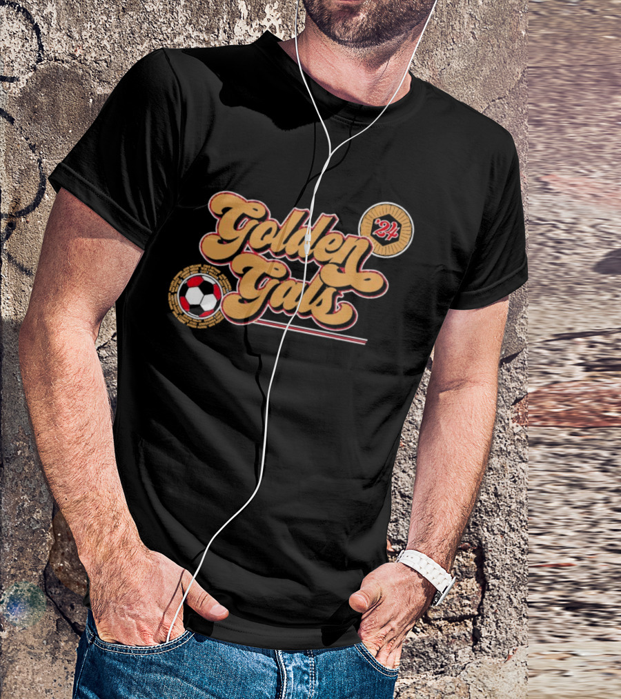 USWNTPA Golden Gals 24 Soccer USA T-Shirt