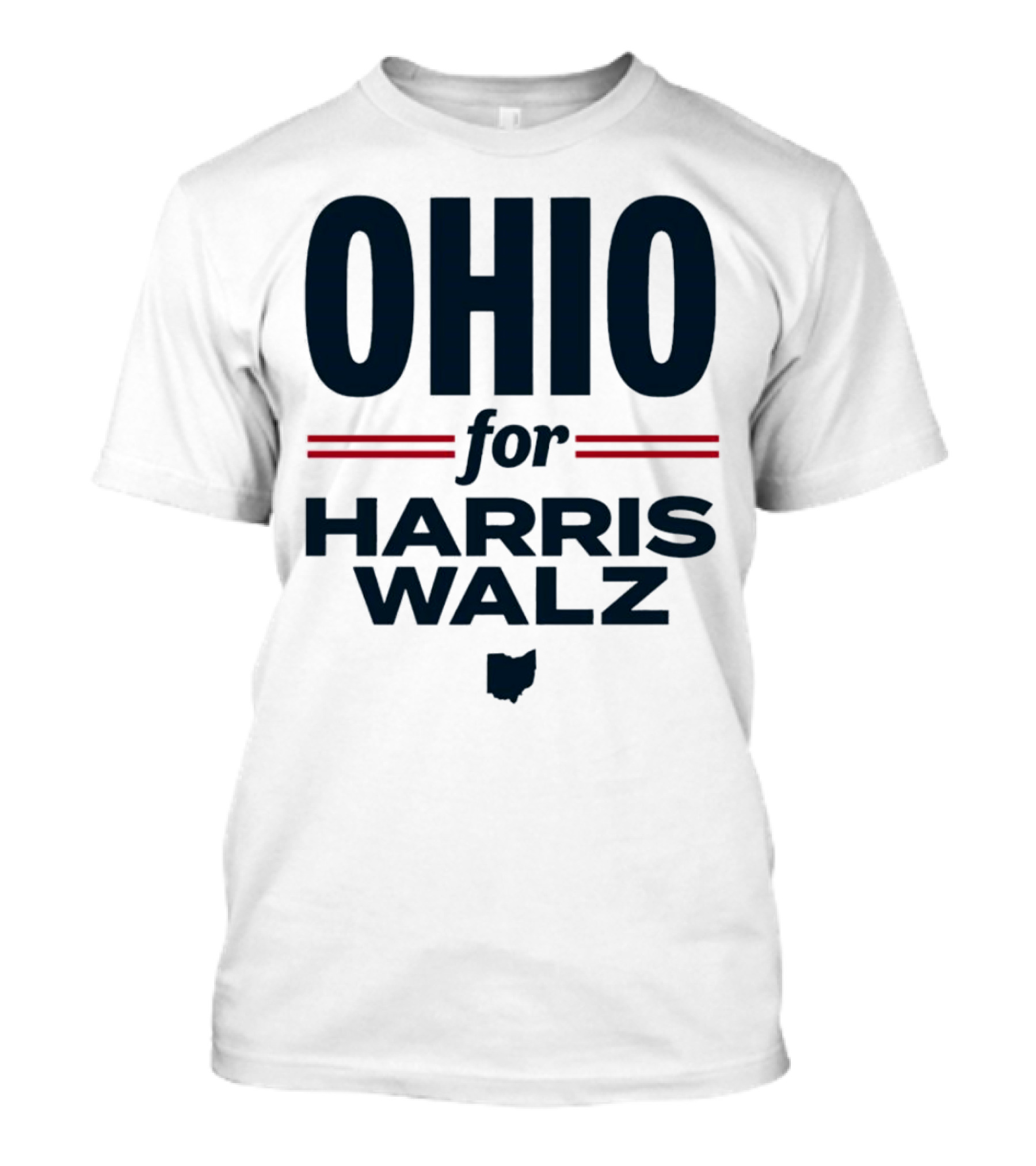 Ohio For Harris Walz State Democrats T-Shirt