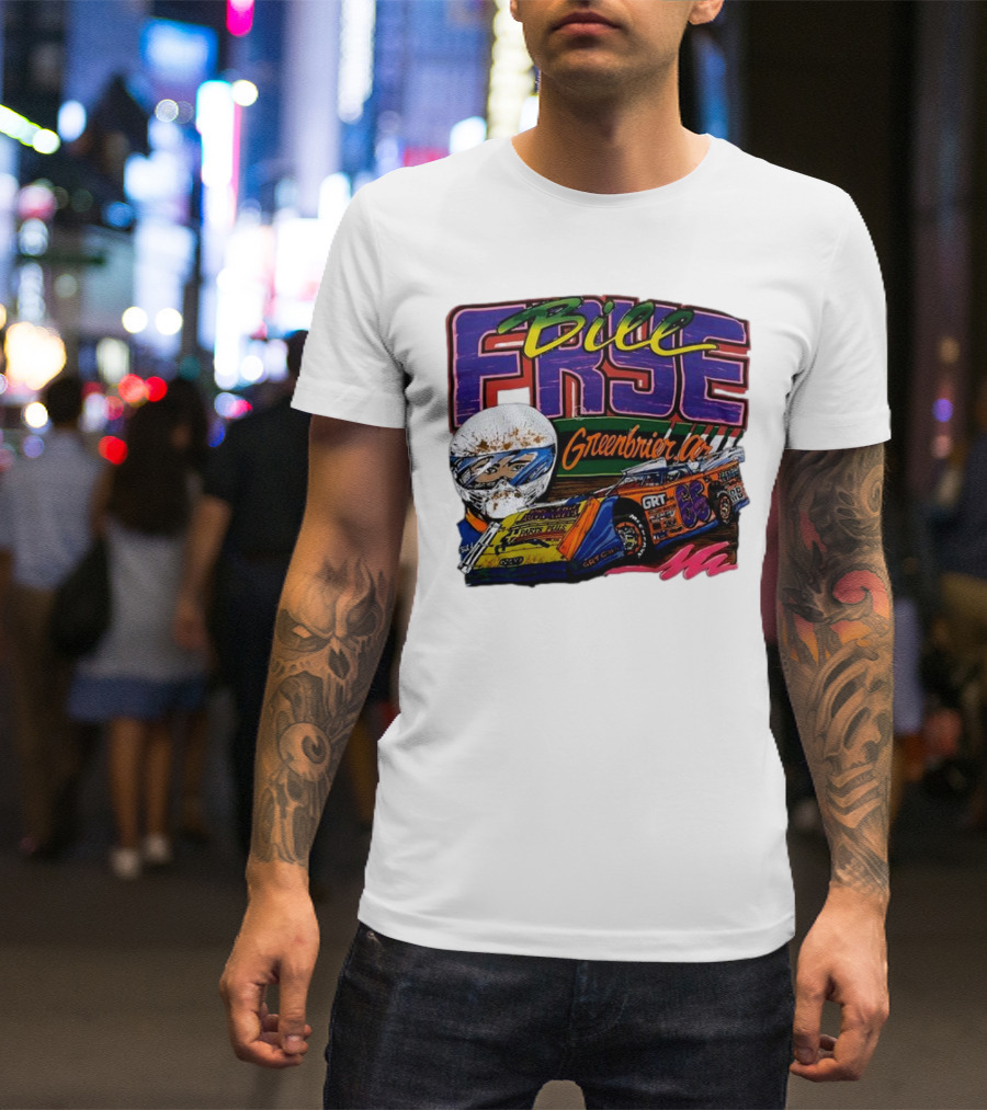 Bill Frye Greenbrier No.66 Dirt Late Model Car GRT Racing T-Shirt