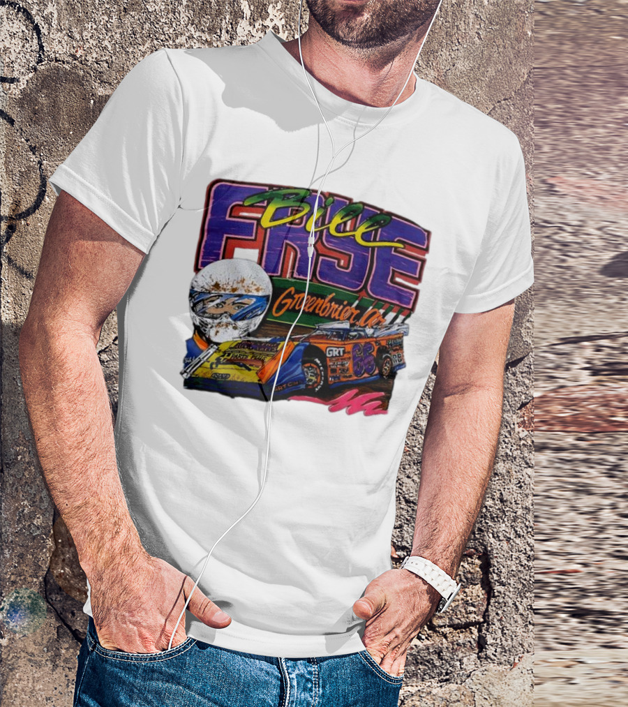 Bill Frye Greenbrier No.66 Dirt Late Model Car GRT Racing T-Shirt