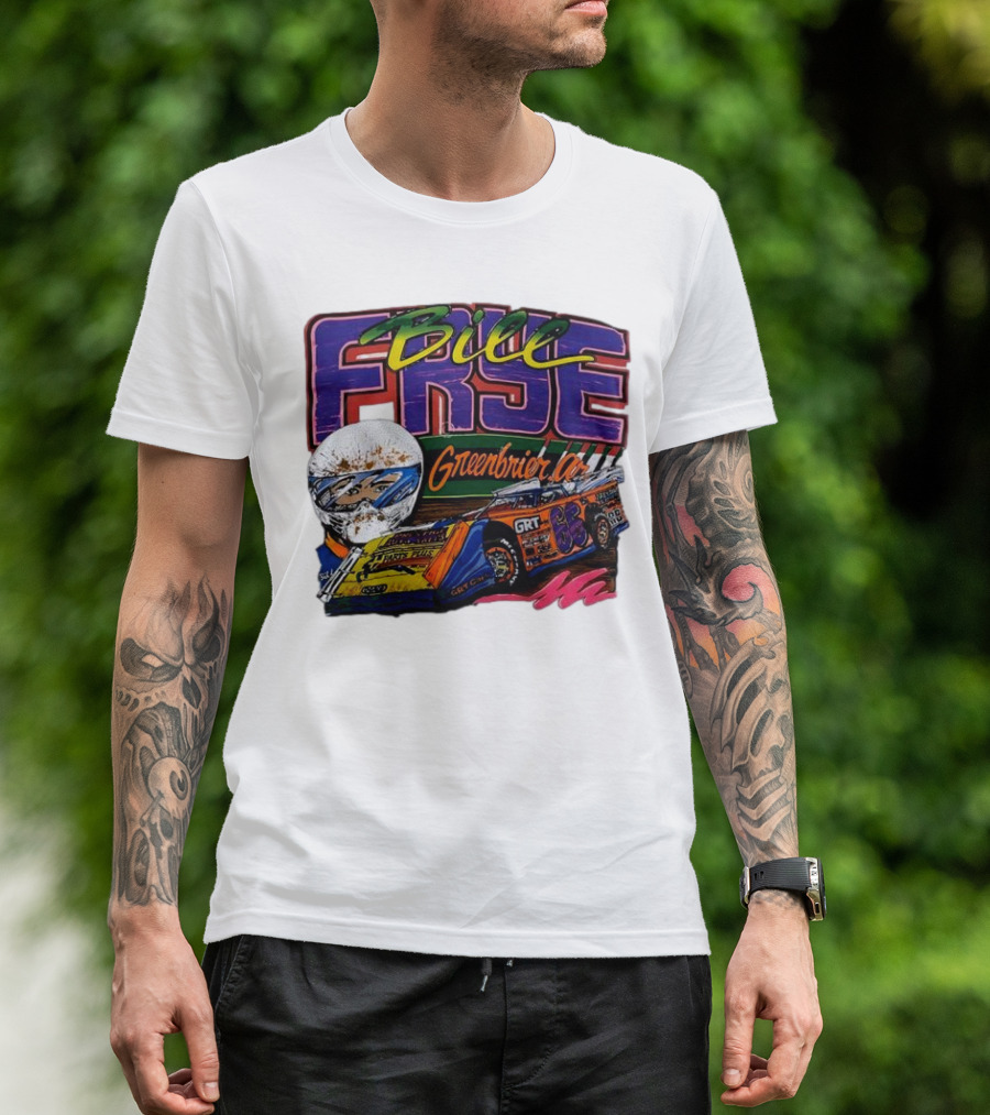 Bill Frye Greenbrier No.66 Dirt Late Model Car GRT Racing T-Shirt