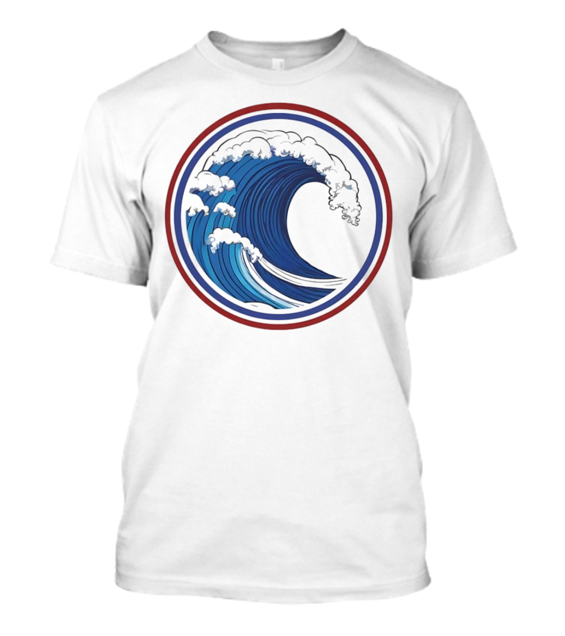 Blue Wave 2024 Circle Emblem T-Shirt