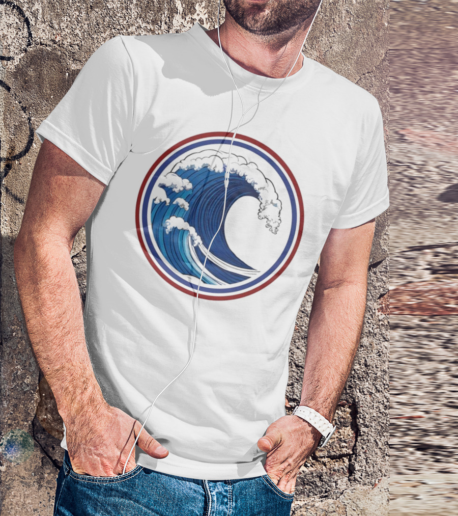 Blue Wave 2024 Circle Emblem T-Shirt