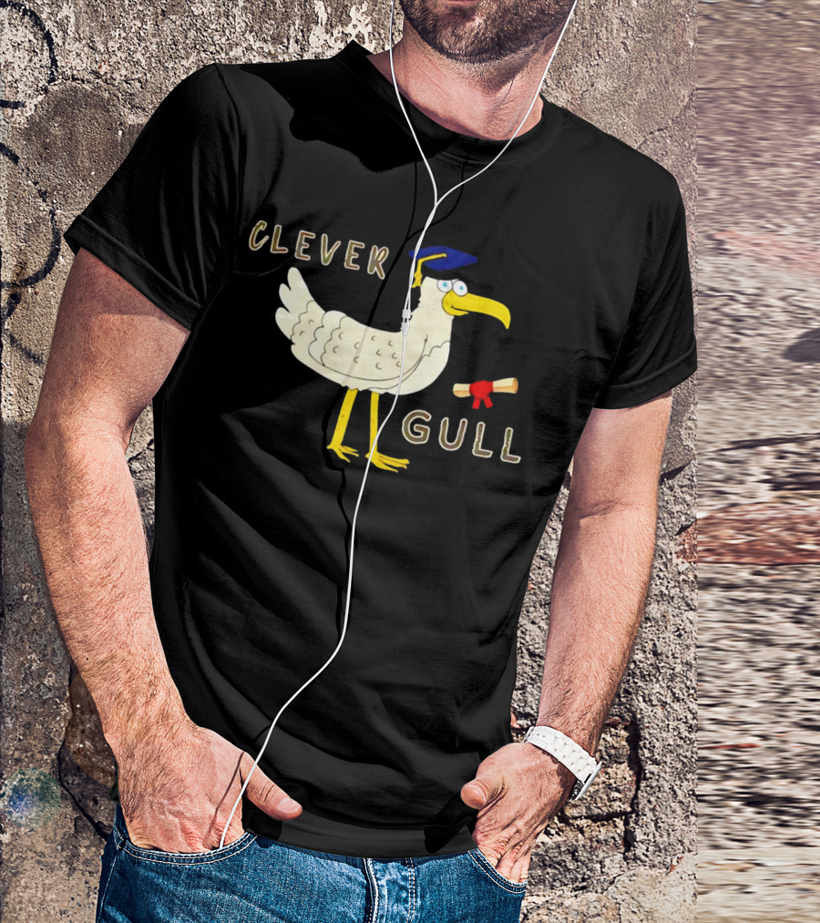 Clever Gull Graduation Humor Supersoft T-Shirt