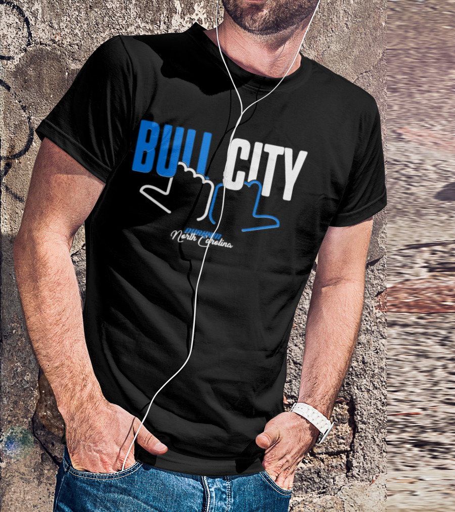 Durham North Carolina Bull City Hands T-Shirt