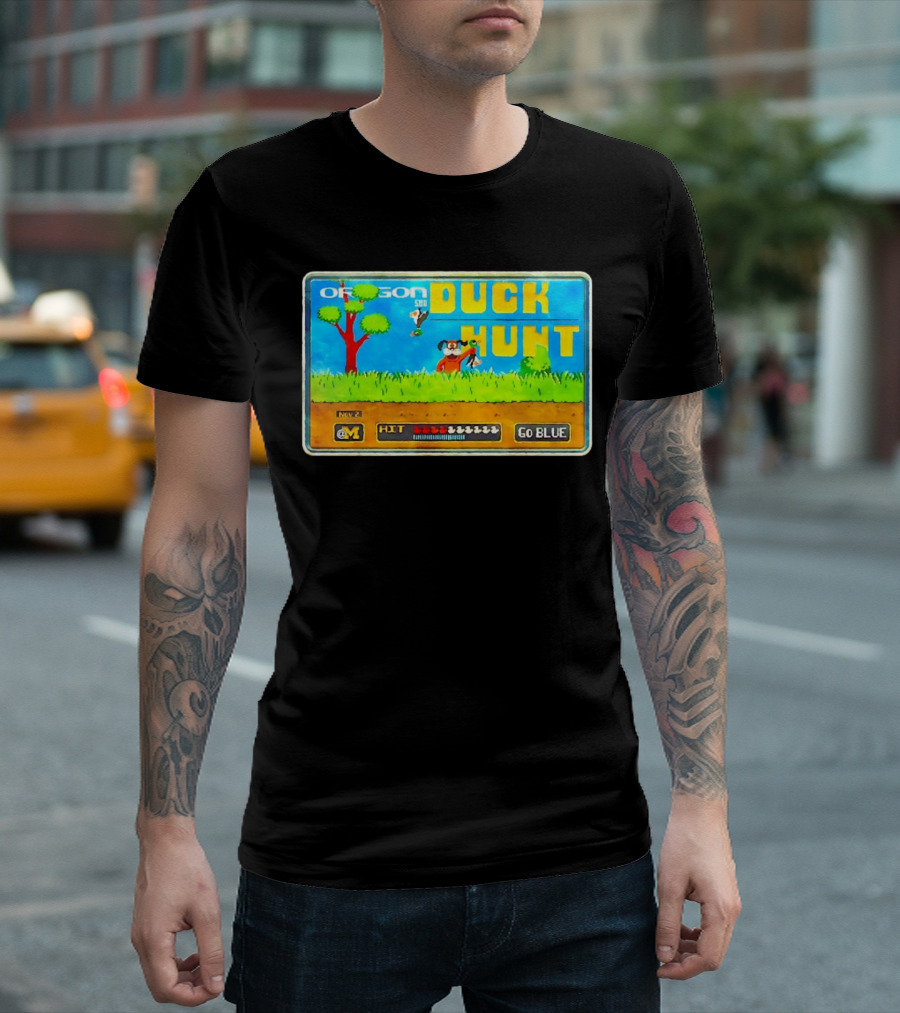 OREGON GAMEDAY DUCK HUNT GO BLUE T-Shirt