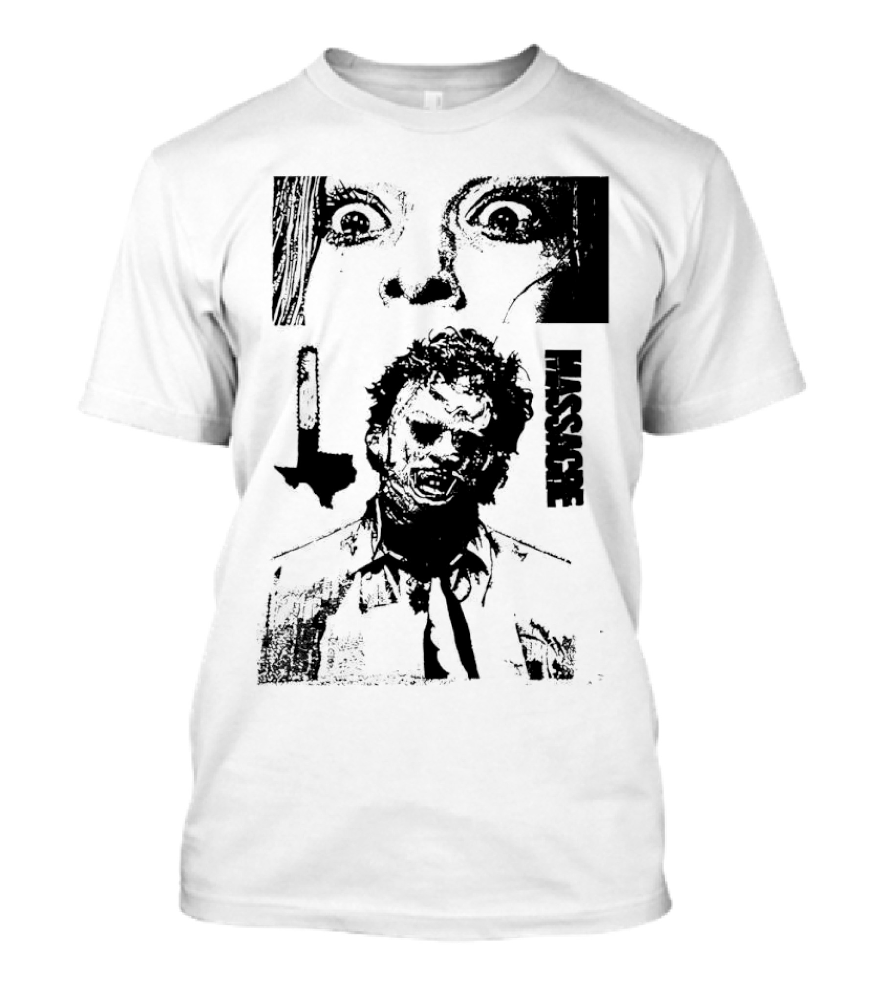 San Antonio Sharpist Texas Chainsaw Massacre Horror Face Knife Texas T-Shirt
