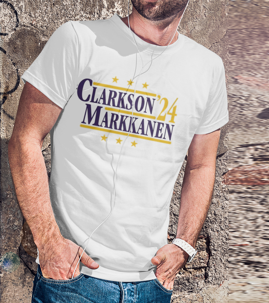 Clarkson Markkanen '24 Utah Jazz Stars T-Shirt