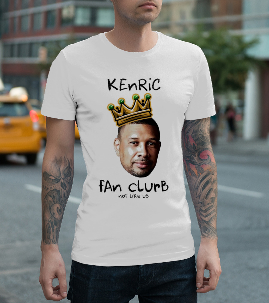 Kenric Fan Club Not Like Us With Crown T-Shirt