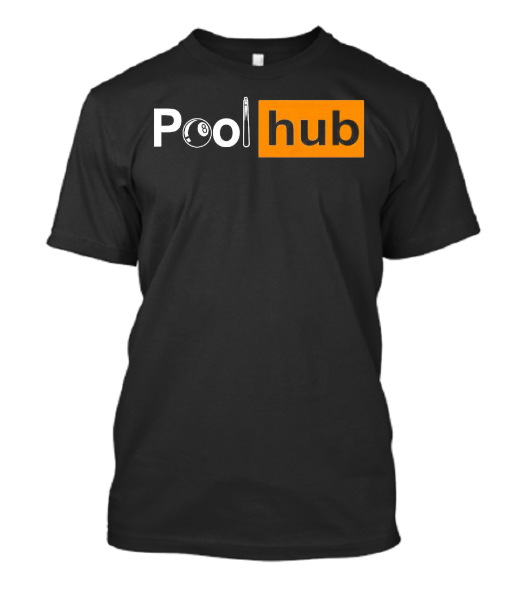 Pool Billiards 8 Ball Cue Stick Hub T-Shirt
