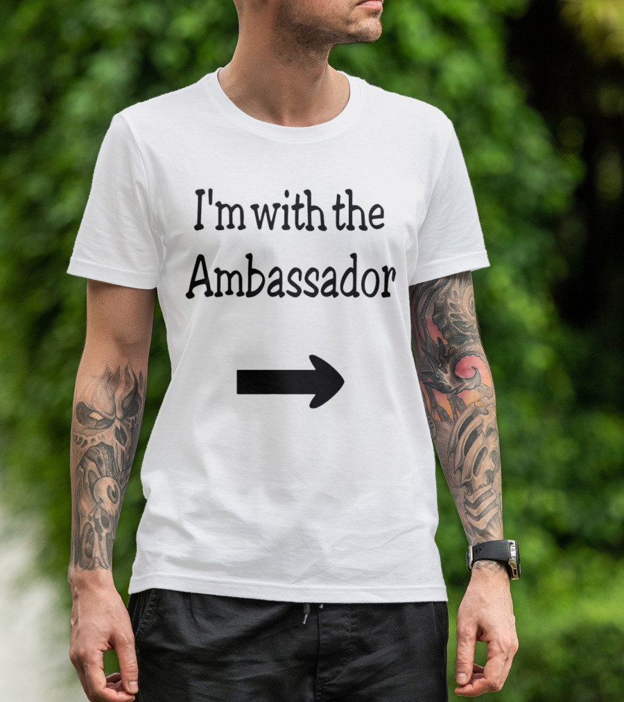 Callista Gingrich I'm With The Ambassador Arrow T-Shirt