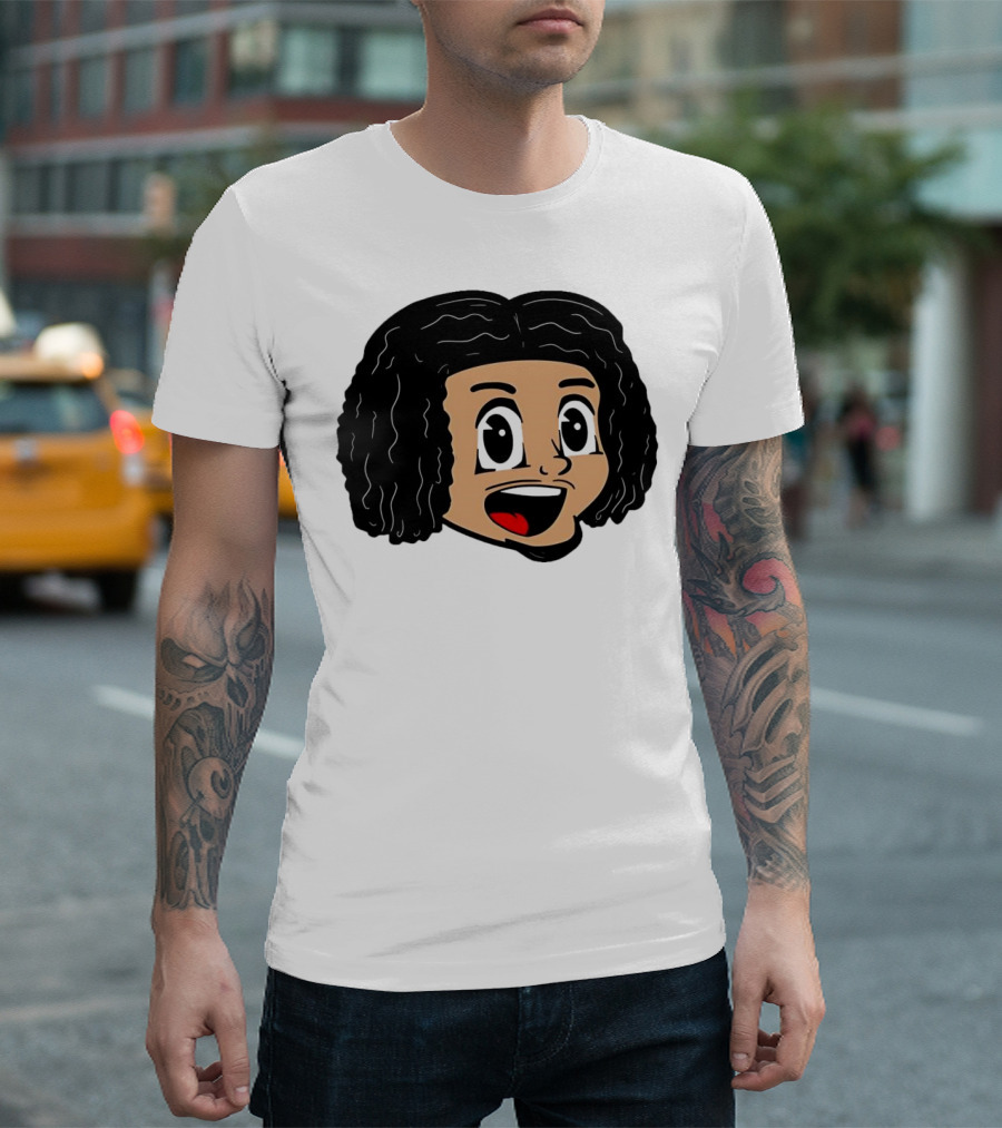 Cookiee Wright Cartoon Face Expression T-Shirt