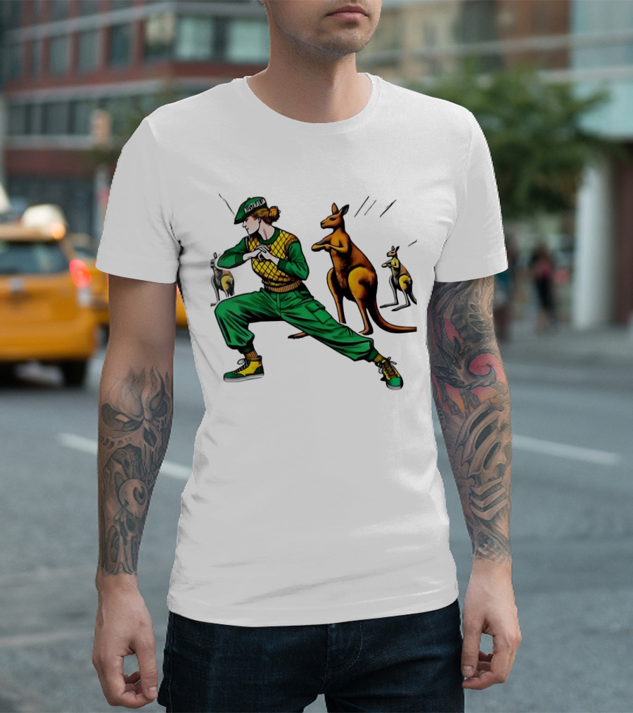 Breakdancing with Kangaroo at Olympics T-Shirt