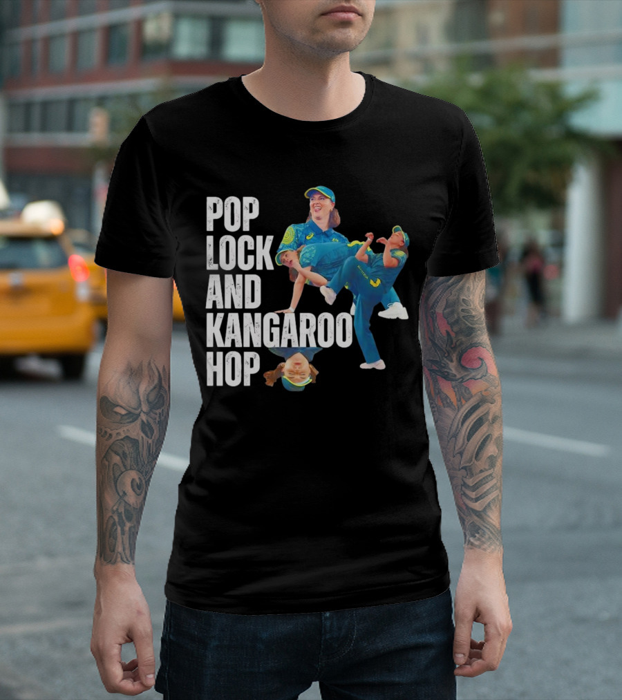 Pop Lock and Kangaroo Hop Raygun Rachael Olympics T-Shirt