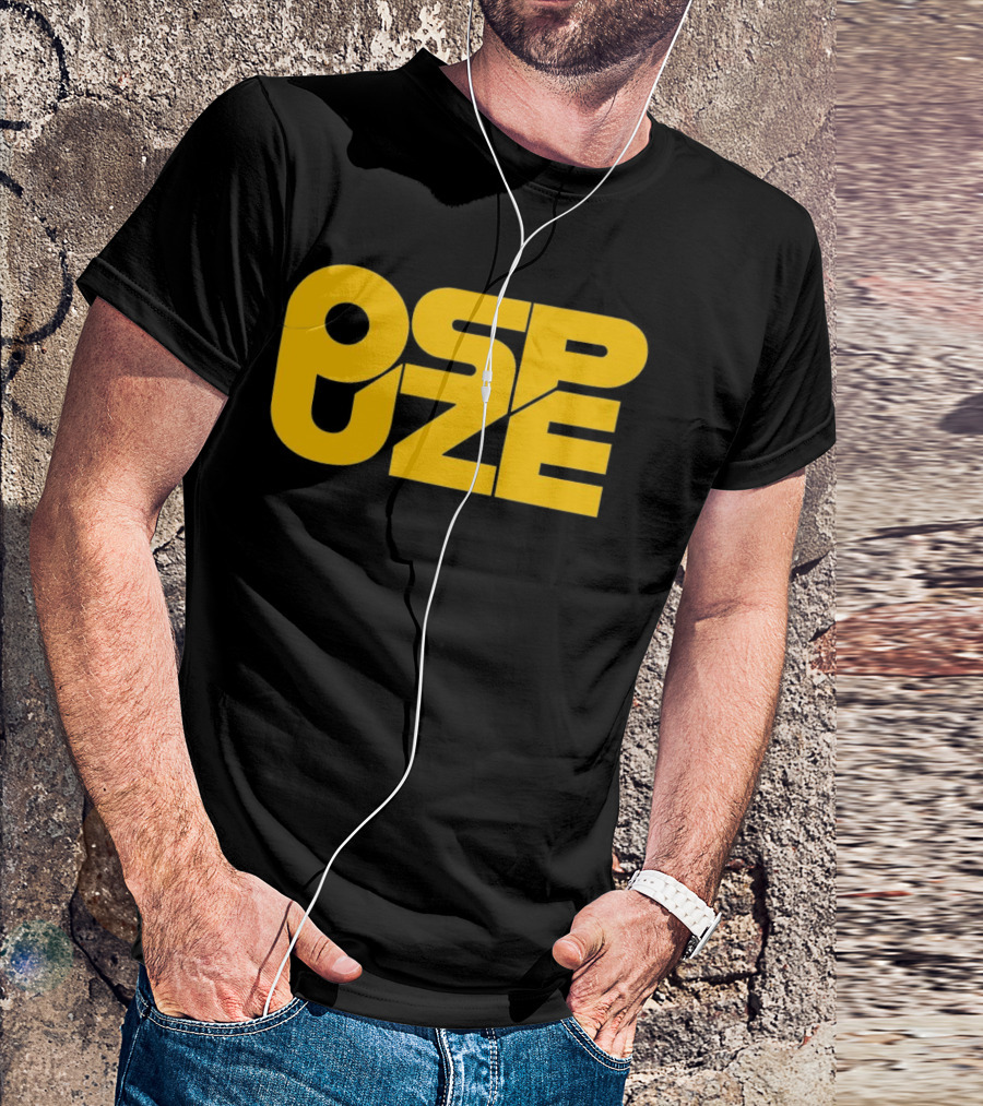 The Finals Ospuze Bold Yellow Block Letters T-Shirt
