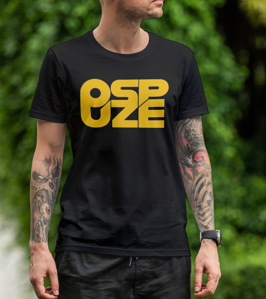 The Finals Ospuze Bold Yellow Block Letters T-Shirt