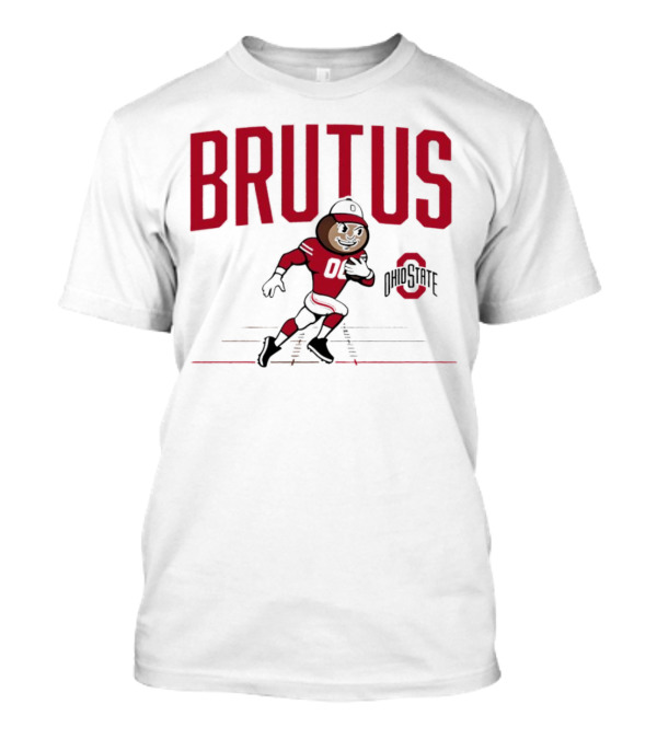 Brutus Ohio State Buckeyes 00 Running Mascot T-Shirt