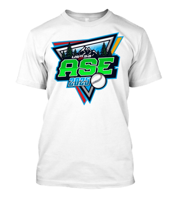 USSSA Arkansas ASE 2025 Baseball Mountains T-Shirt