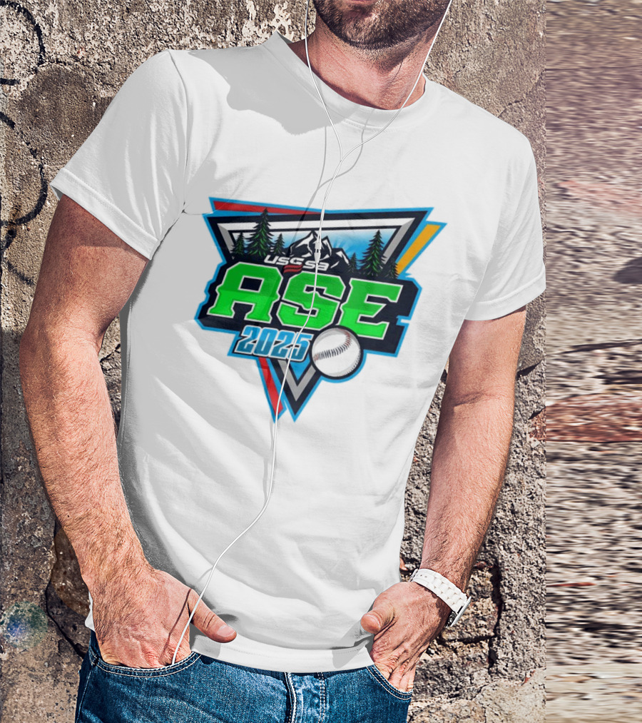 USSSA Arkansas ASE 2025 Baseball Mountains T-Shirt