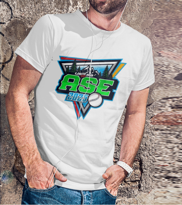 USSSA Arkansas ASE 2025 Baseball Mountains T-Shirt