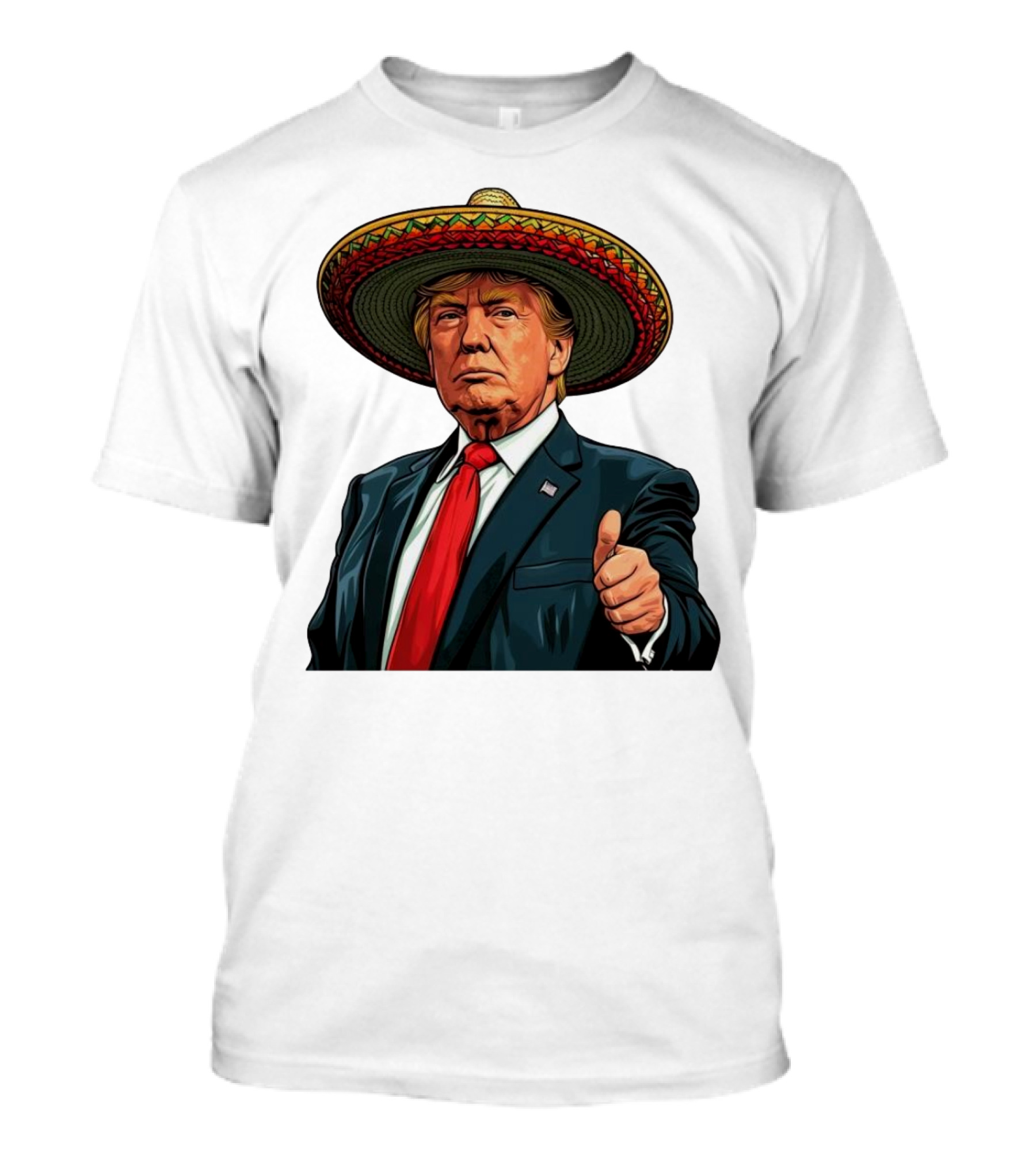 Trump Sombrero Charro Thumbs Up T-Shirt
