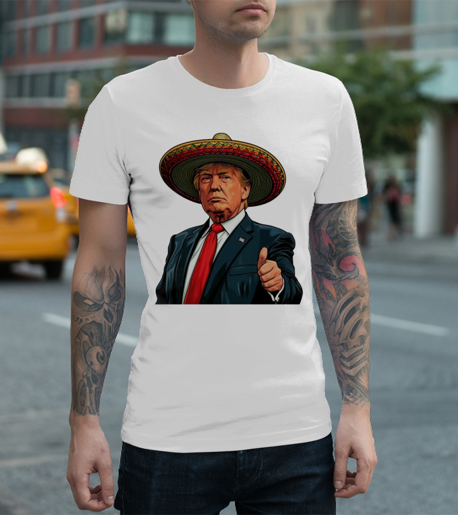 Trump Sombrero Charro Thumbs Up T-Shirt