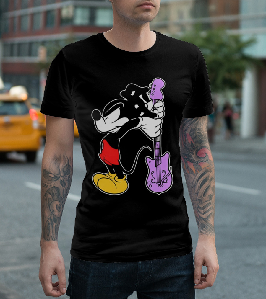 Bruce Ray Condoneordie Mickey Guitar Surprise T-Shirt