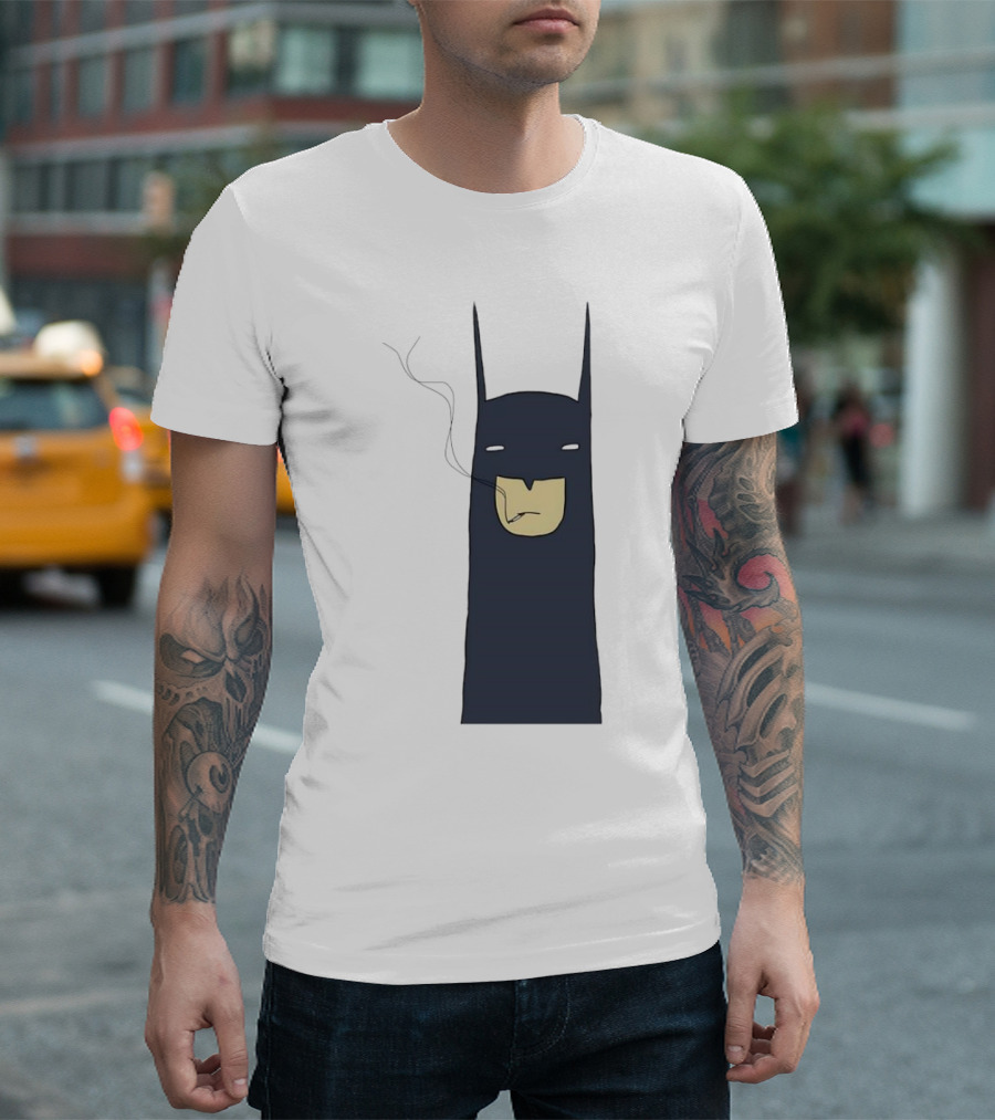 Batman Smoking Cigarette Classic T-Shirt