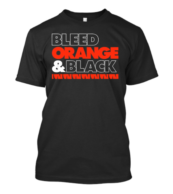 Cincinnati Bengals Bleed Orange And Black T-Shirt
