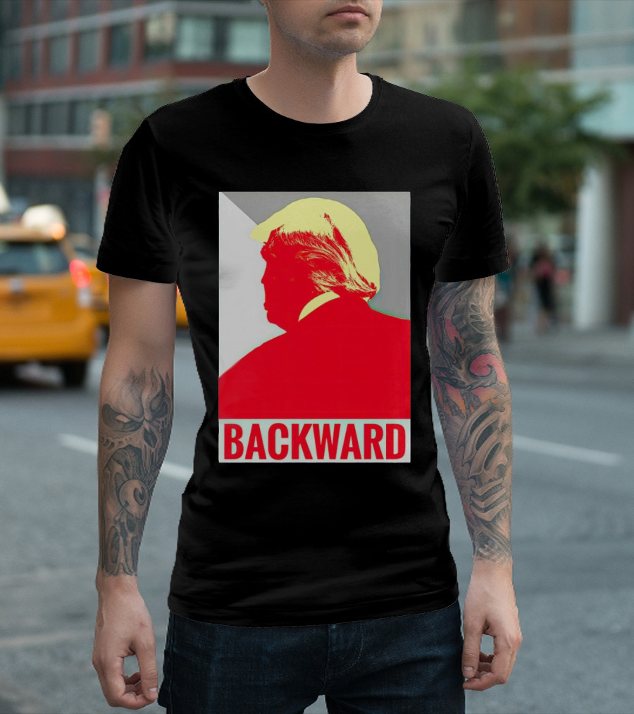 Donald Trump Backward Pop T-Shirt
