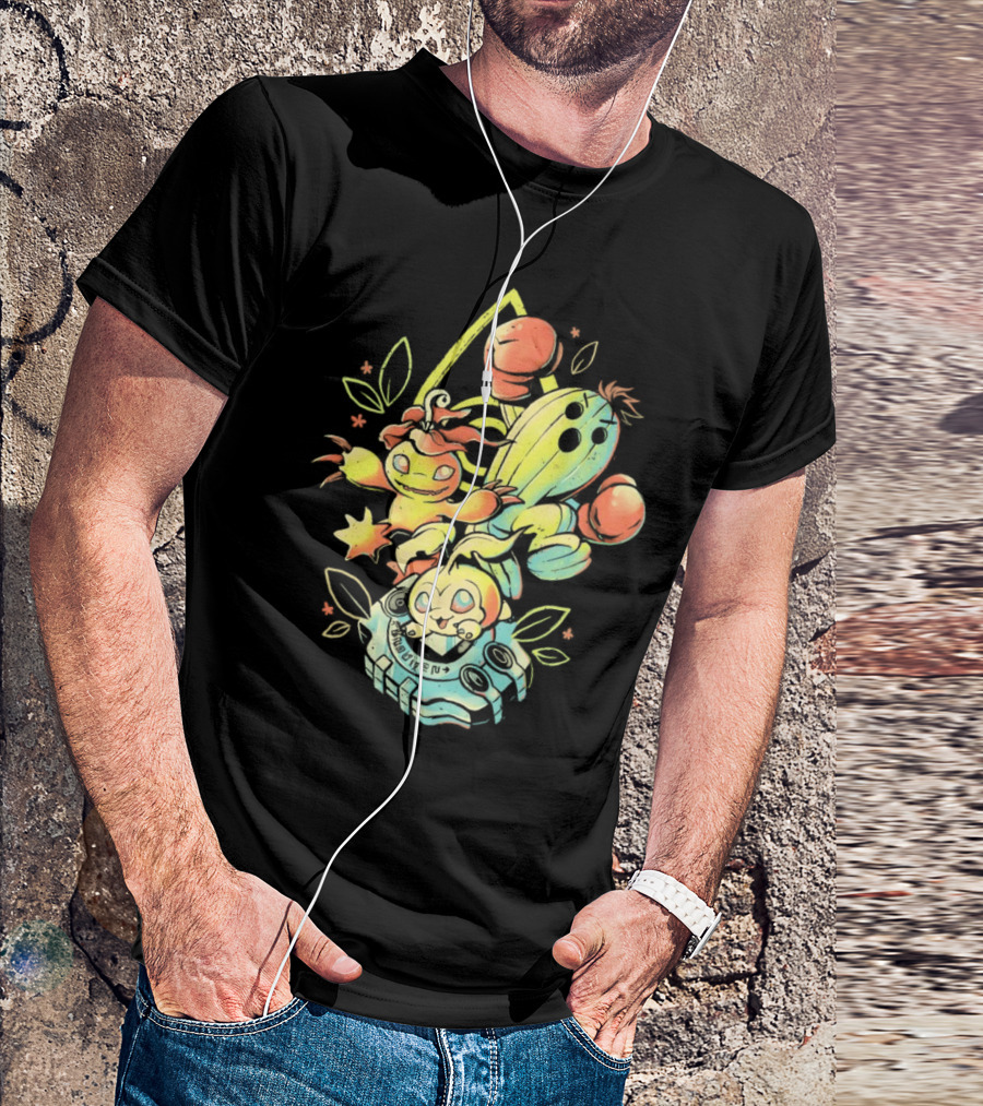 Tanemon Palmon Togemon Retro Digivice T-Shirt