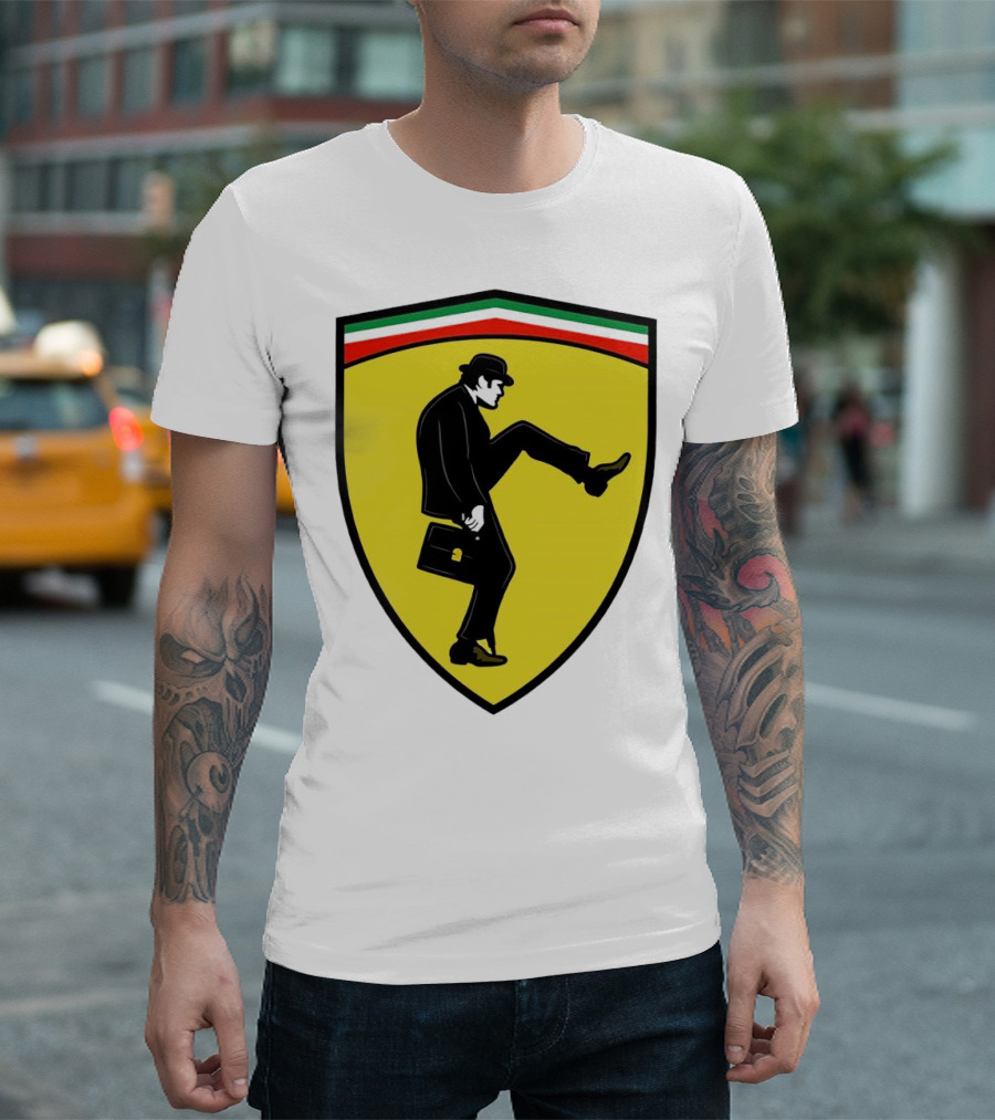 Ministry of Silly Walks Monty Python Ferrari T-Shirt