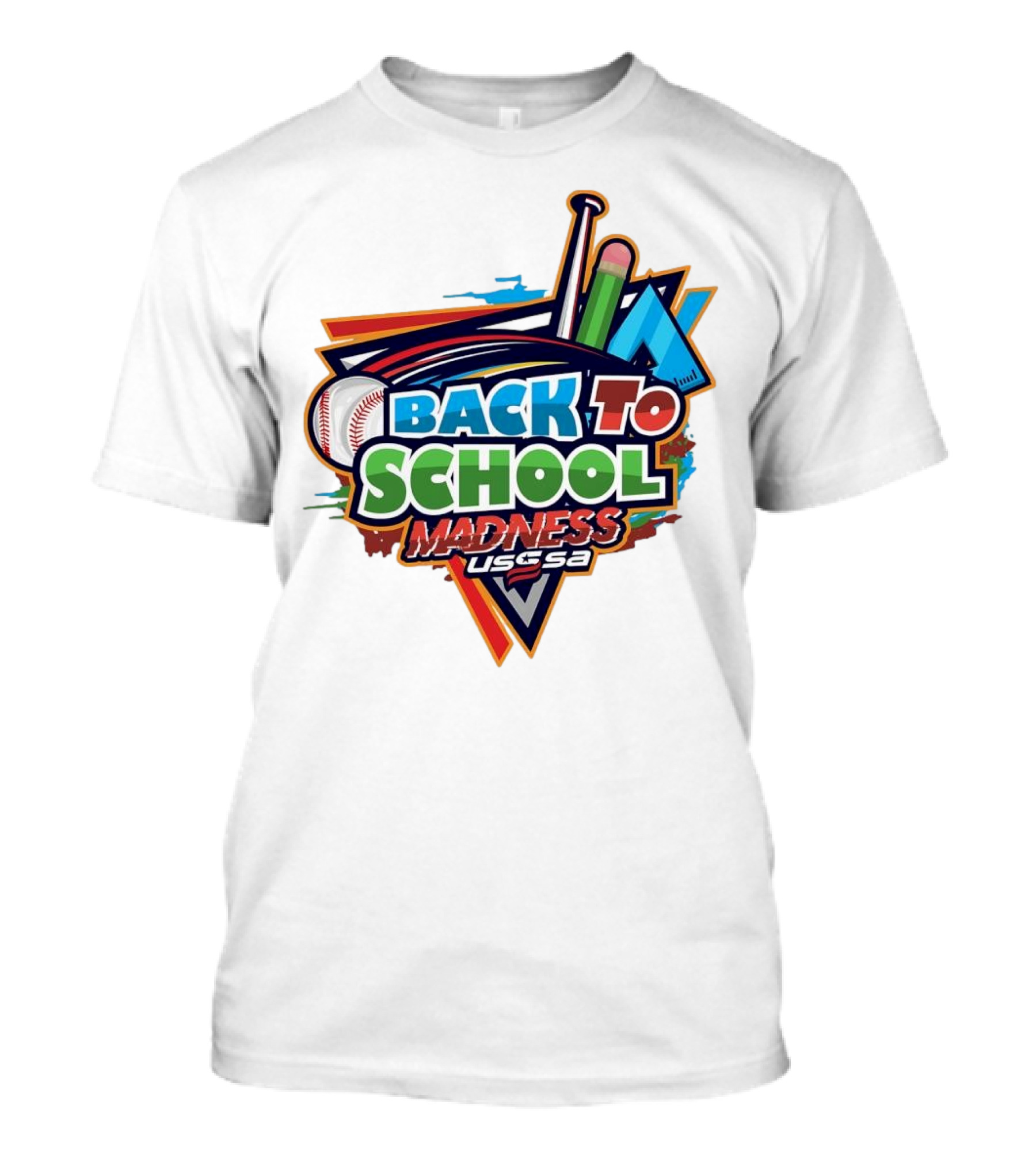 USSSA Back To School Madness Baseball South Carolina T-Shirt