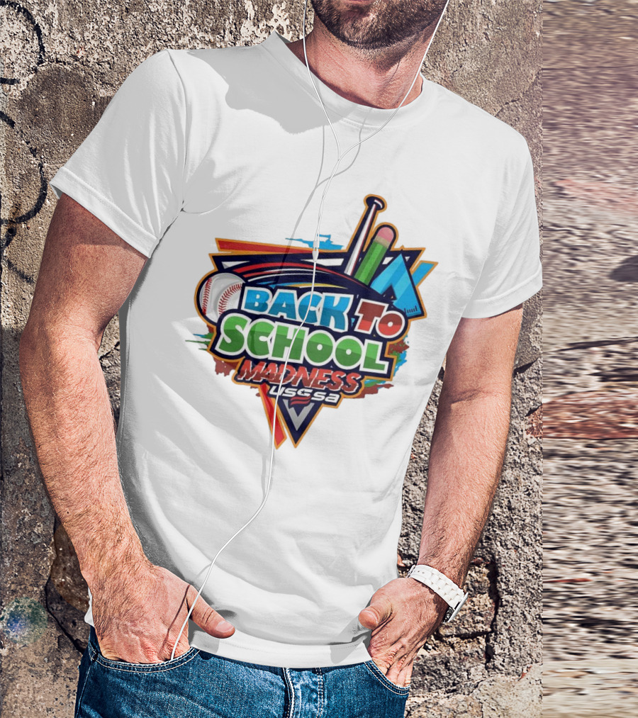 USSSA Back To School Madness Baseball South Carolina T-Shirt