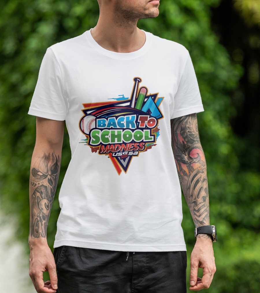 USSSA Back To School Madness Baseball South Carolina T-Shirt