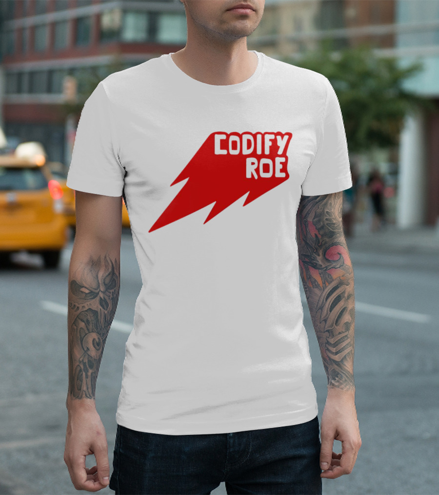 Codify Roe Red Lightning Bolt T-Shirt