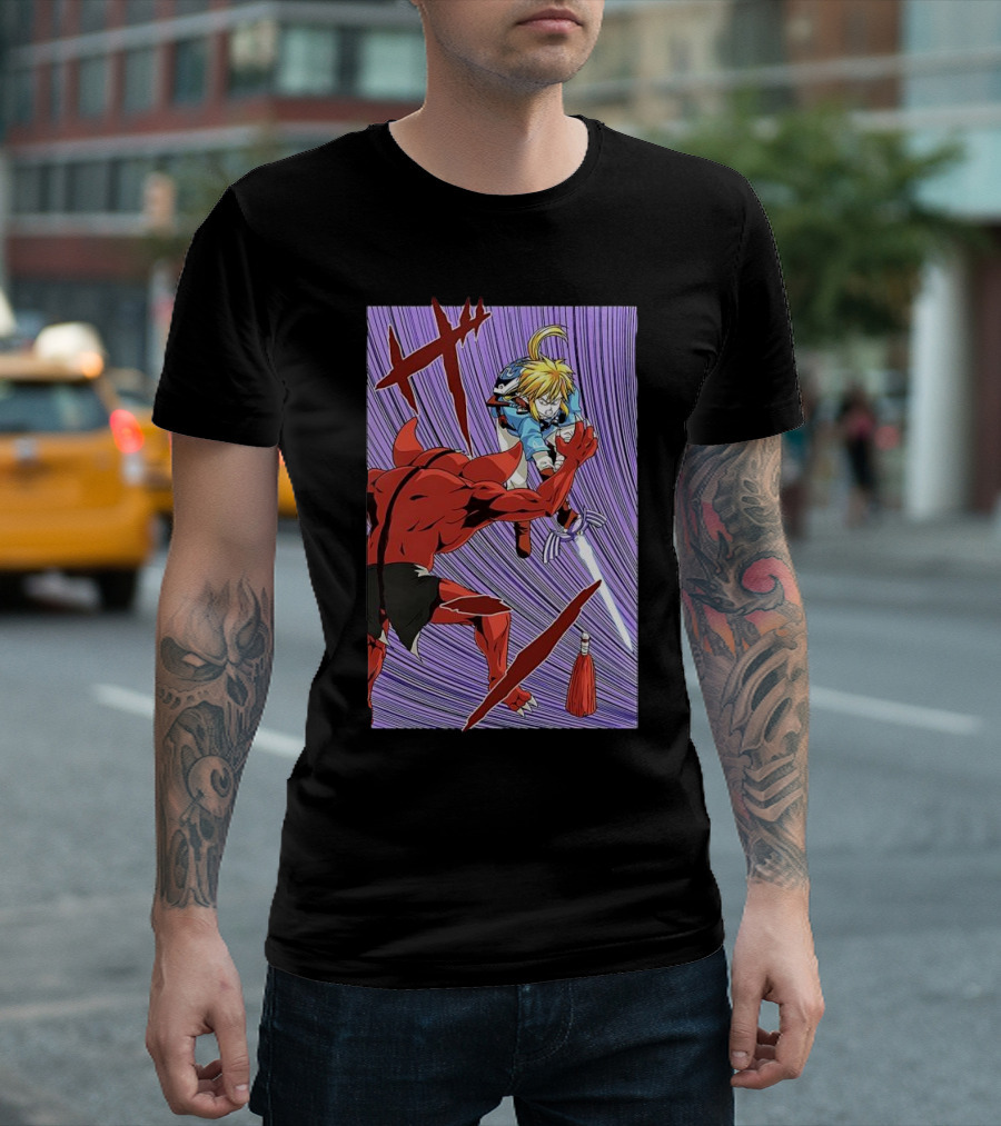 The Legend Of Zelda Link Vs Bokoblin Hyruleman X-1 Game Action Scene T-Shirt