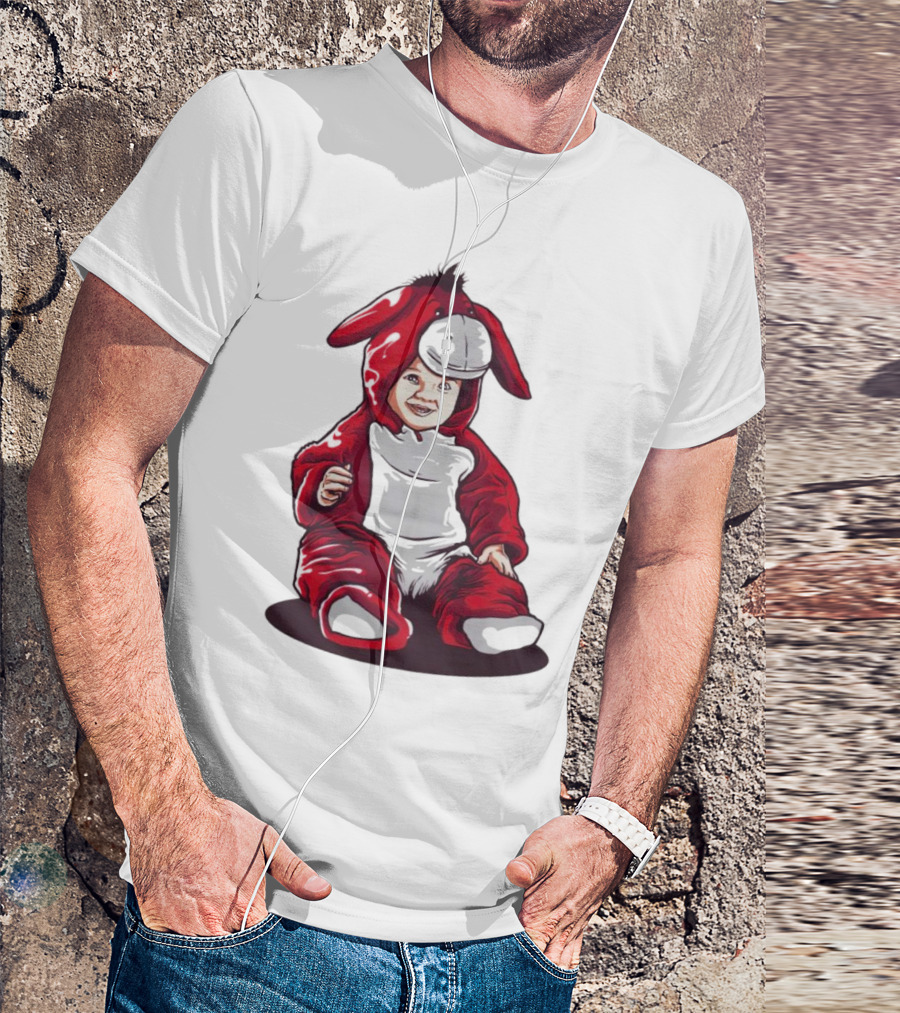Baby Wear Horse Clothes In Red Costume T-Shirt