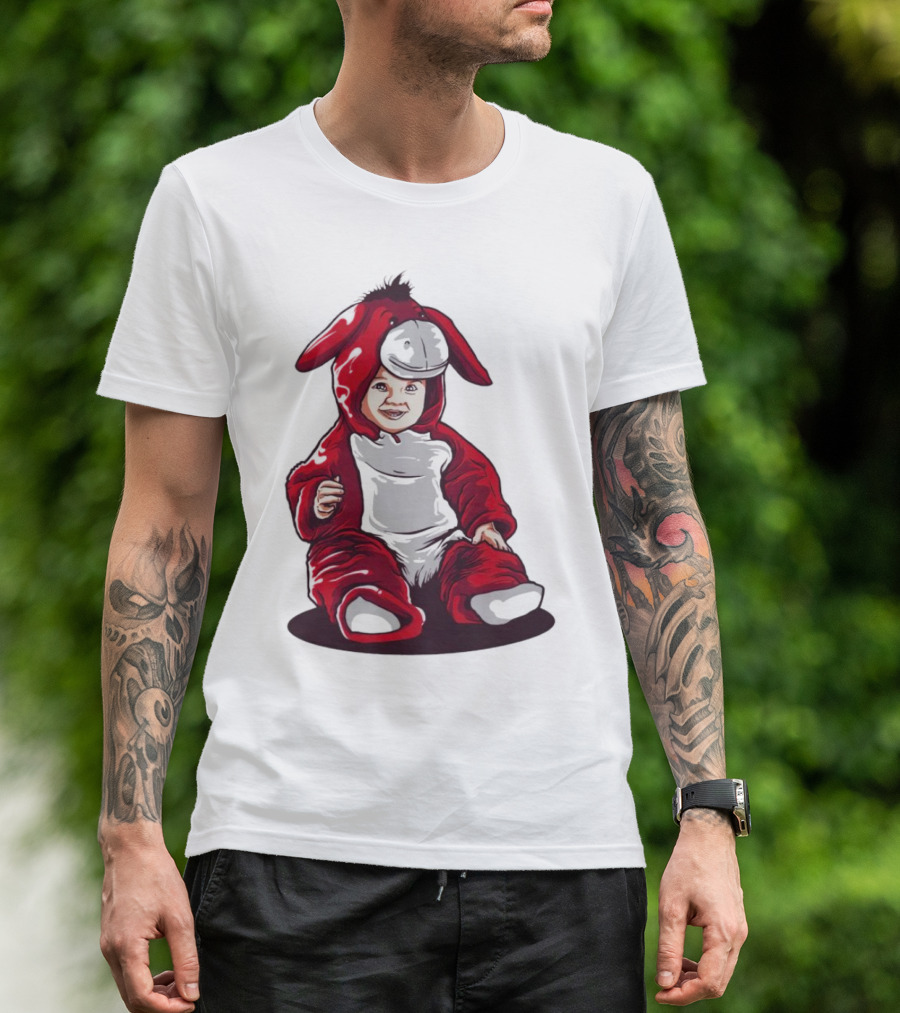 Baby Wear Horse Clothes In Red Costume T-Shirt