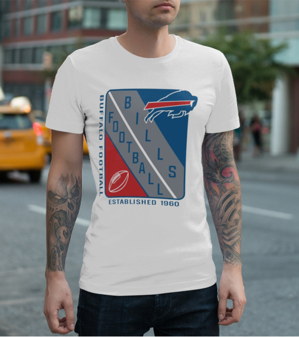 Buffalo Bills Football Established 1960 Shield T-Shirt