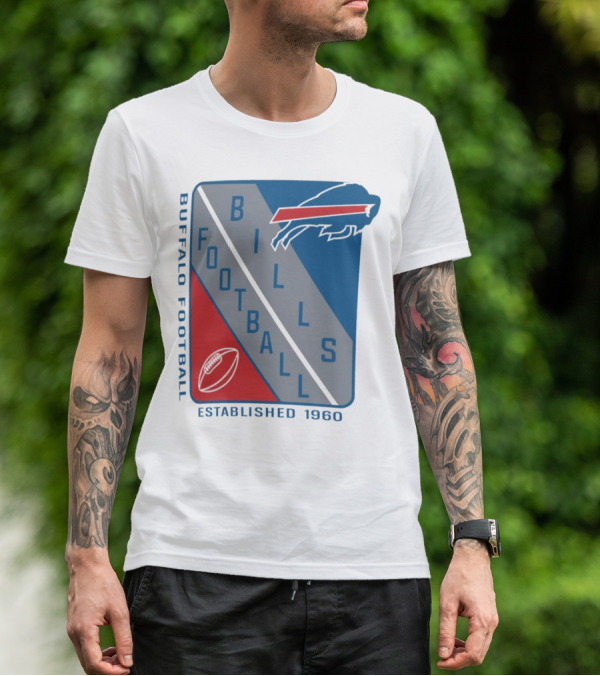 Buffalo Bills Football Established 1960 Shield T-Shirt
