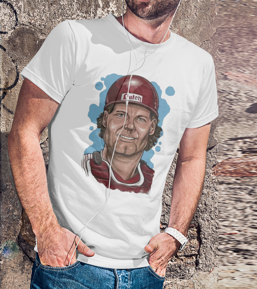 Darren Daulton Philadelphia Phillies Dutch Cartoon T-Shirt