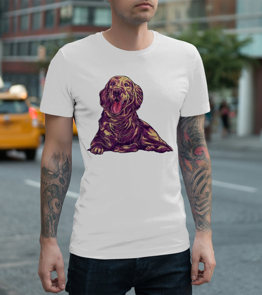 Golden Retriever Cute Dog T-Shirt