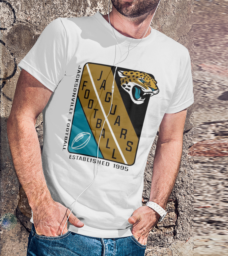 Jacksonville Jaguars Football Established 1995 Jaguars Football T-Shirt