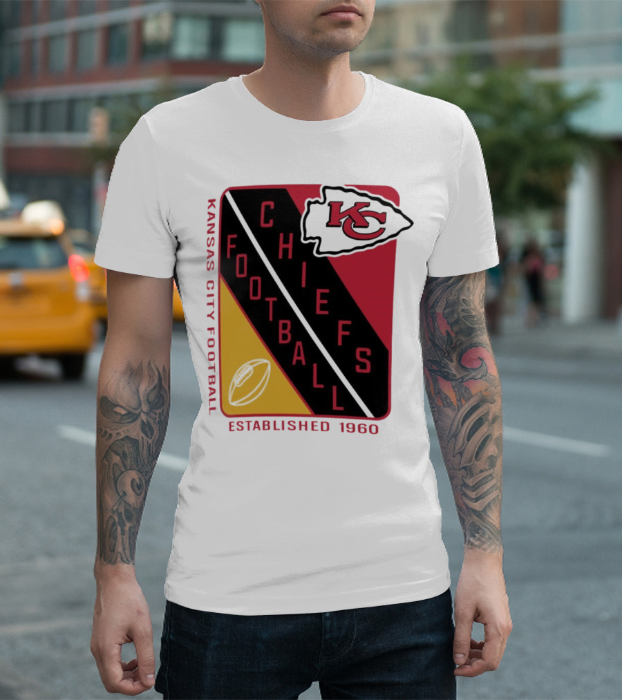 Kansas City Chiefs Football Established 1960 KC T-Shirt