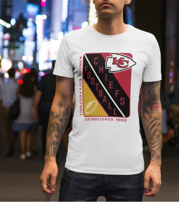 Kansas City Chiefs Football Established 1960 KC T-Shirt