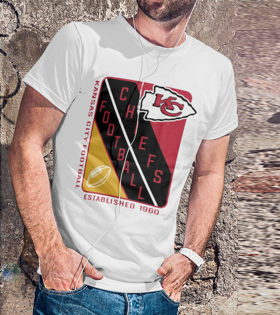 Kansas City Chiefs Football Established 1960 KC T-Shirt