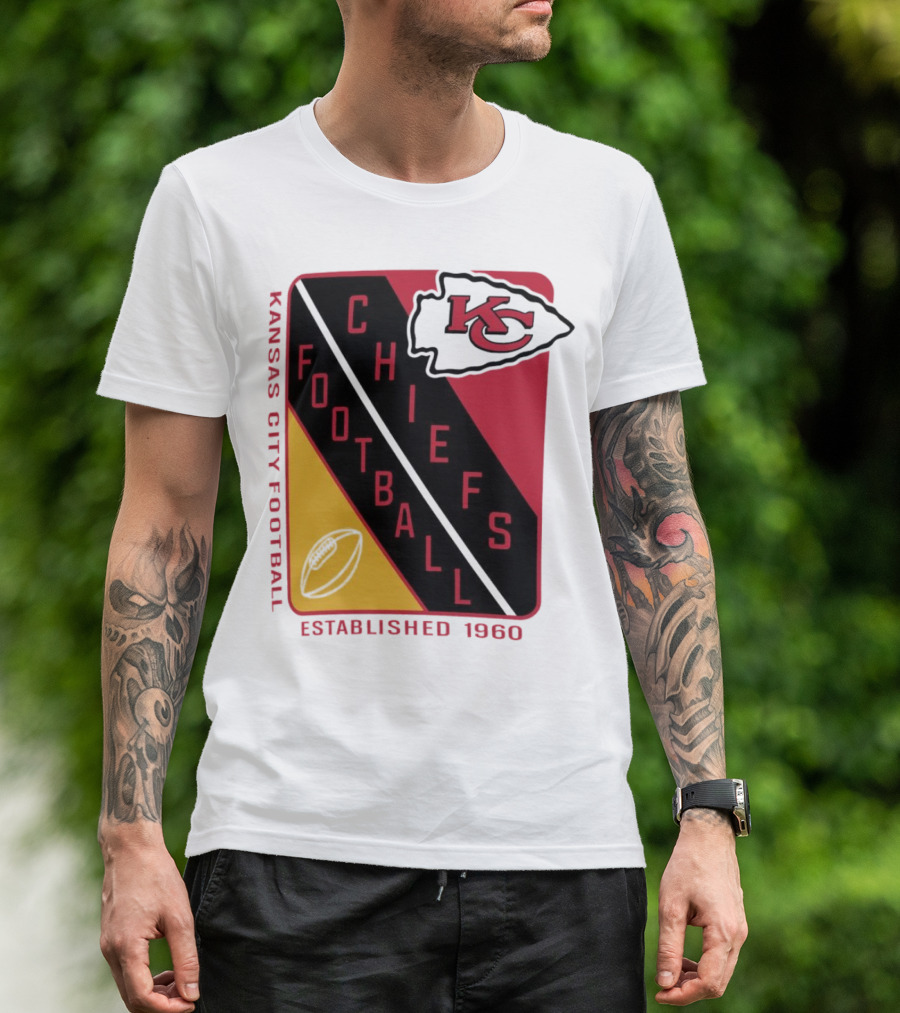 Kansas City Chiefs Football Established 1960 KC T-Shirt