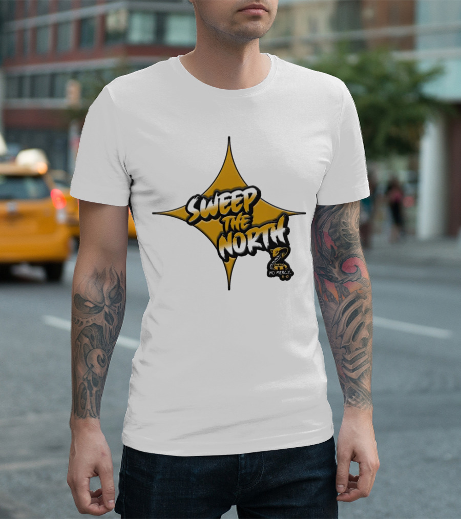 Pittsburgh Steelers Sweep the North 6-0 No Mercy Star T-Shirt