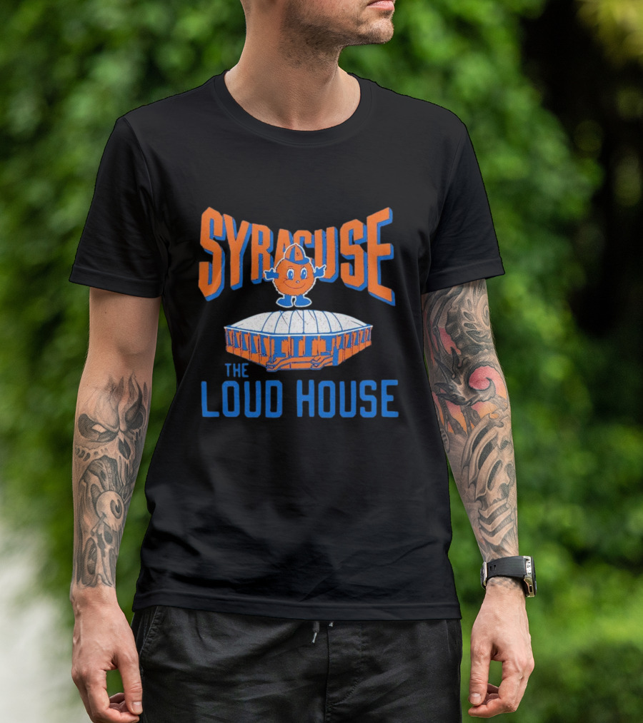 Syracuse Orange Otto The Mascot Loud House Stadium T-Shirt
